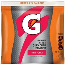 Gatorade Fruit Punch 2.5 Gallon Instant Powder - 21 oz Gatorade Mix