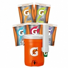 Gatorade 6 Gallon Powder w/Free Cooler - Exclusive Hydration Depot Bundle  
