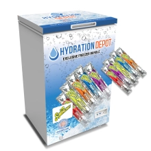 Hydration Depot Exclusive Sqwincher Sqweeze Pop Bundle w/3.5 cu ft Freezer