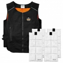 Chill-Its 6260 Lightweight Cooling Vest w/Rechargeable Ice Packs