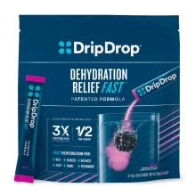 DripDrop Electrolyte Powder Sticks - Pack of 100 - Berry Flavor