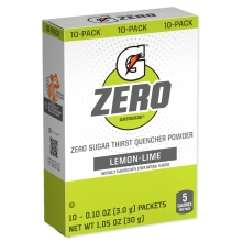 Gatorade Zero Bulk Lemon Lime Powder - 120 Sticks