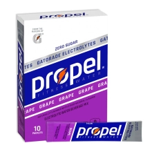 Propel Zero Calories Grape Powder Packets - Propel Packs w/Electrolytes