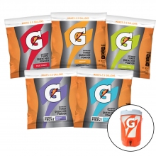 Exclusive Gatorade 2.5 Gallon Variety Powder 20 Pack w/Free 3 Gallon Cooler