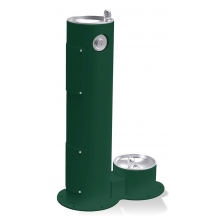 Elkay Outdoor Pedestal Fountain with Pet Station