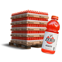 54 Case Pallet Gatorade Zero 20 oz Fruit Punch Thirst Quencher 