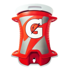 Gatorade 10 Gallon Contour Cooler - Original Bright Orange Design 