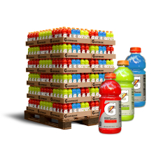 Gatorade 20 oz Wide Mouth Bottles - 54 Assorted Case Pallet - Fast Shipping