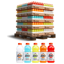 54 Case Pallet -Gatorade Zero 20 oz Thirst Quencher - Select Your Flavors