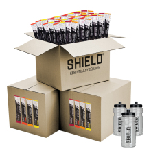 Shield Electrolyte Powder Sticks Bundle Promo w/150 Free Sports Bottles